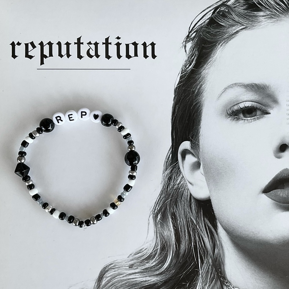 Taylor Swift Reputation Handmade Bracelet